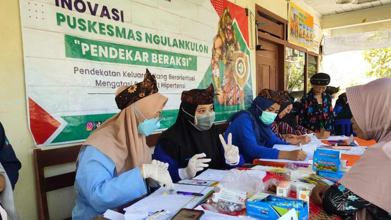 Pendekar Beraksi Hadang Serangan Darah Tinggi di Ngulankulon Kecamatan Pogalan